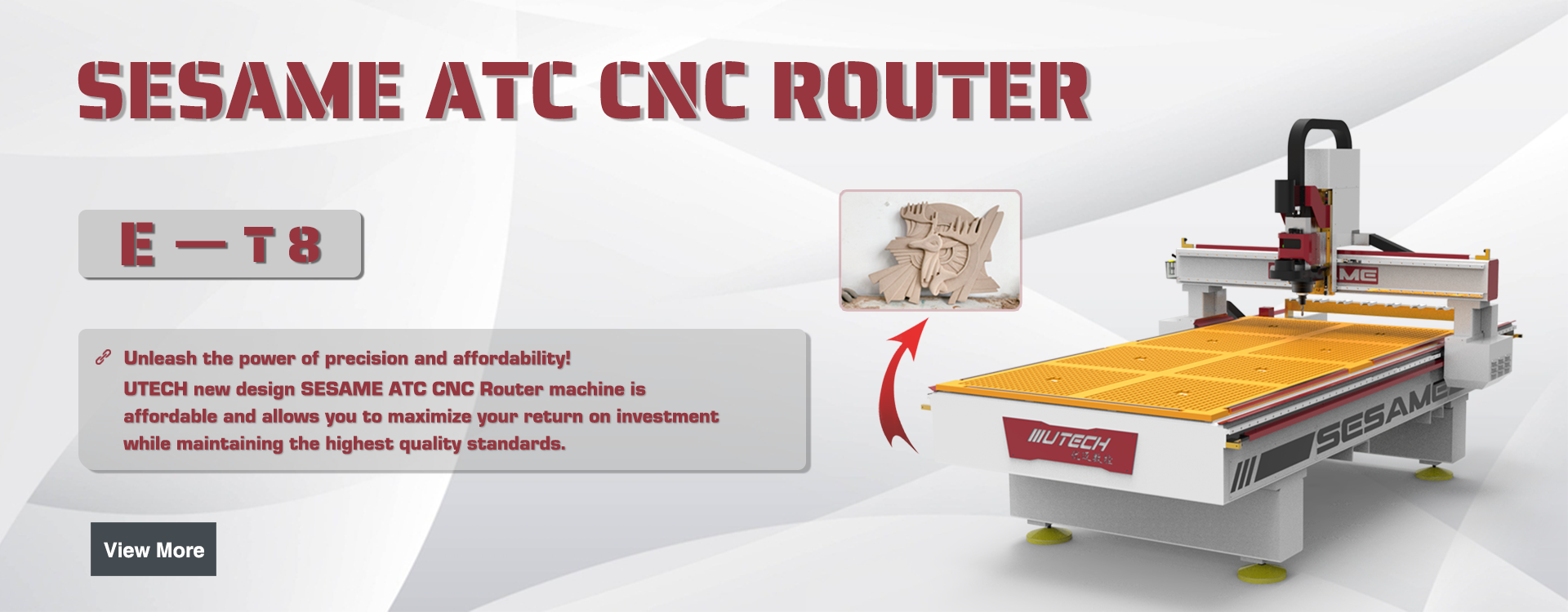 mașină de router cnc atc de înaltă calitate