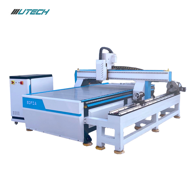 Router CNC 1325 ATC cu Rotativ pentru Lemn Mdf Aluminiu