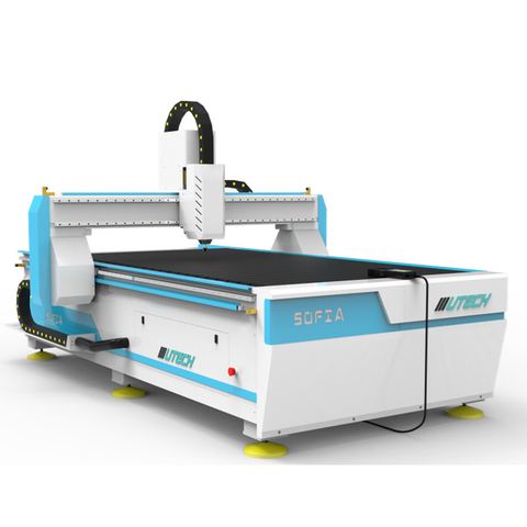 1300x2500mm CNC Router Metal MDF Tăiere pentru industria prelucrării lemnului