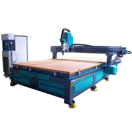 Mașină de frezat CNC pentru prelucrarea lemnului cu schimbător de scule ISO30 cu carusel de 12 buc