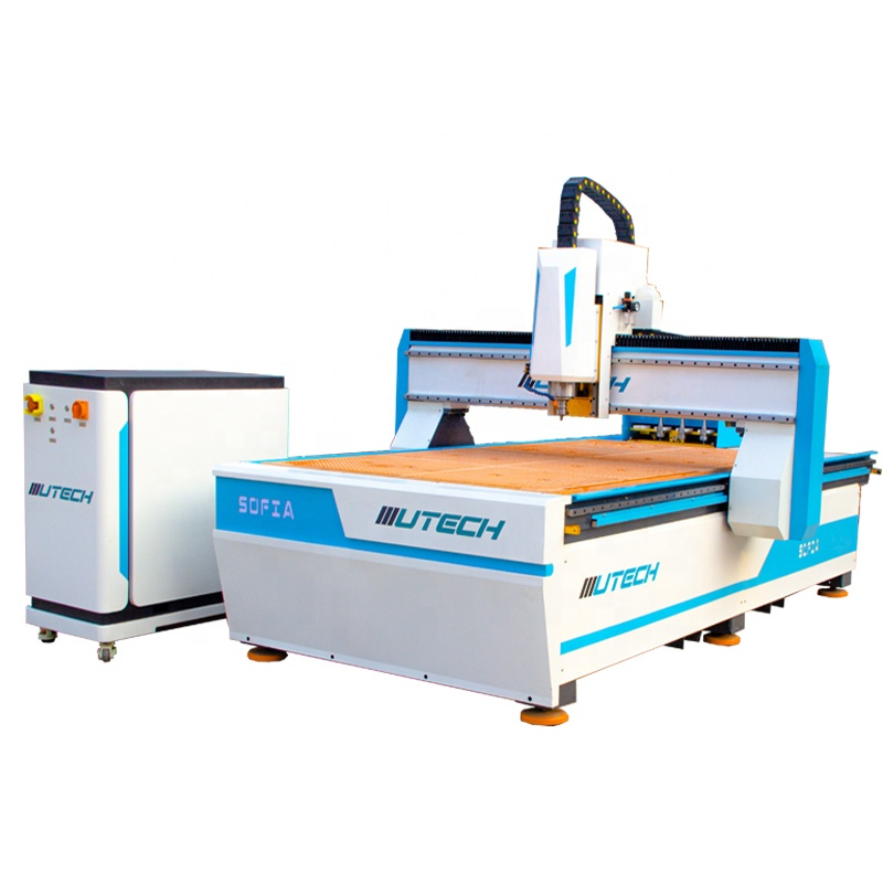 NC DSP Cnc Router pentru lemn 1325 Mașină de tăiat sculptură pentru prelucrarea lemnului 3.2kw 4.5kw 5.5kw